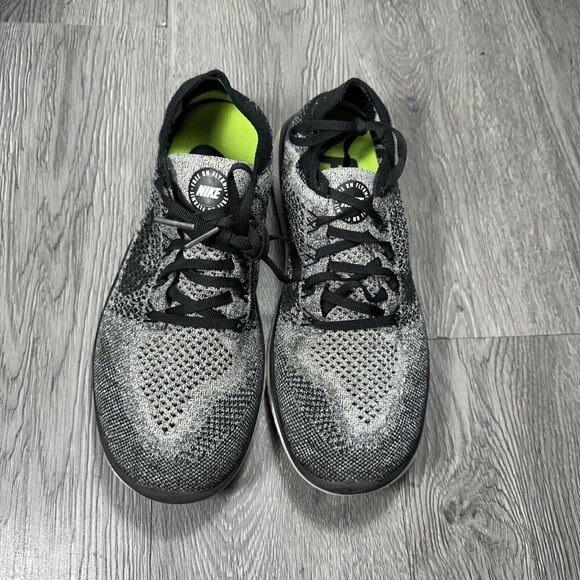 Nike Free RN Flyknit 2018 Black White Ombre 942838-101 Men\'s Size 8.5 main image 5